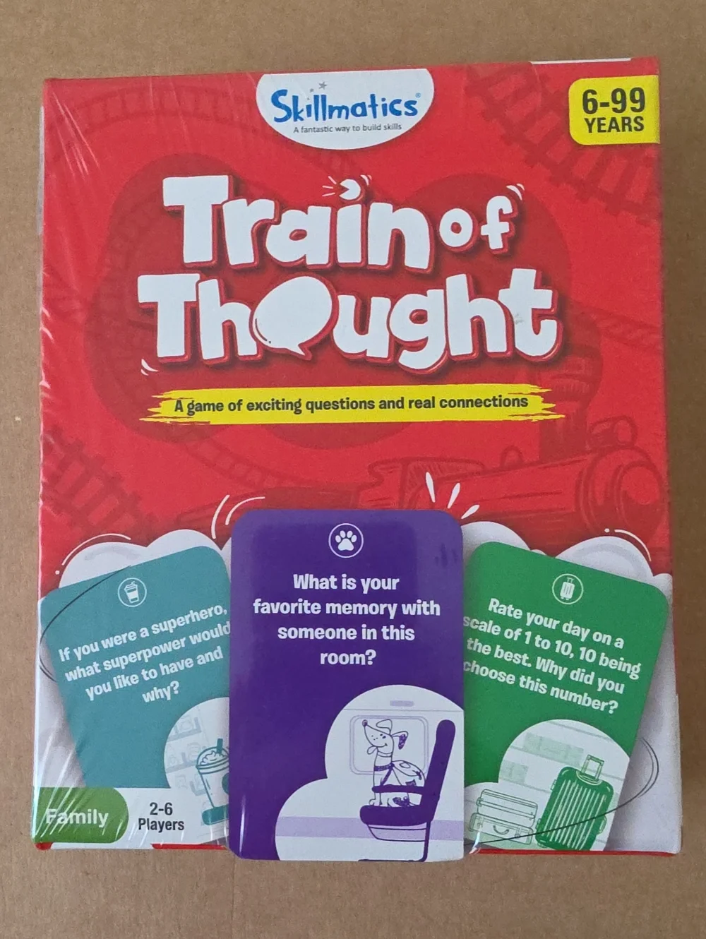 TRAIN OF THOUGHT, Skillmatics Game, Ages 6+, Build Thinking & Resource Skills